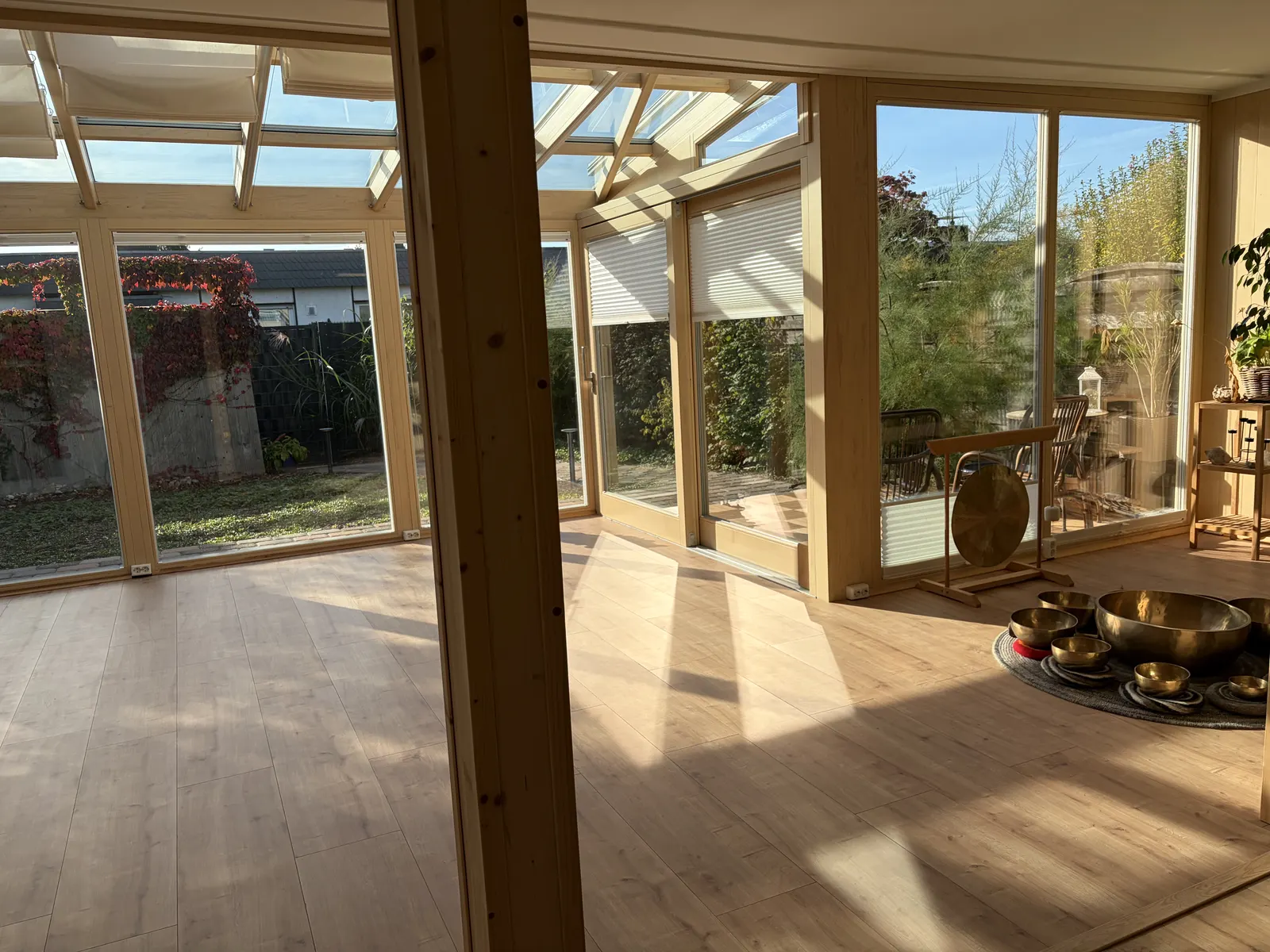 Wintergarten mit Blick ins Grüne